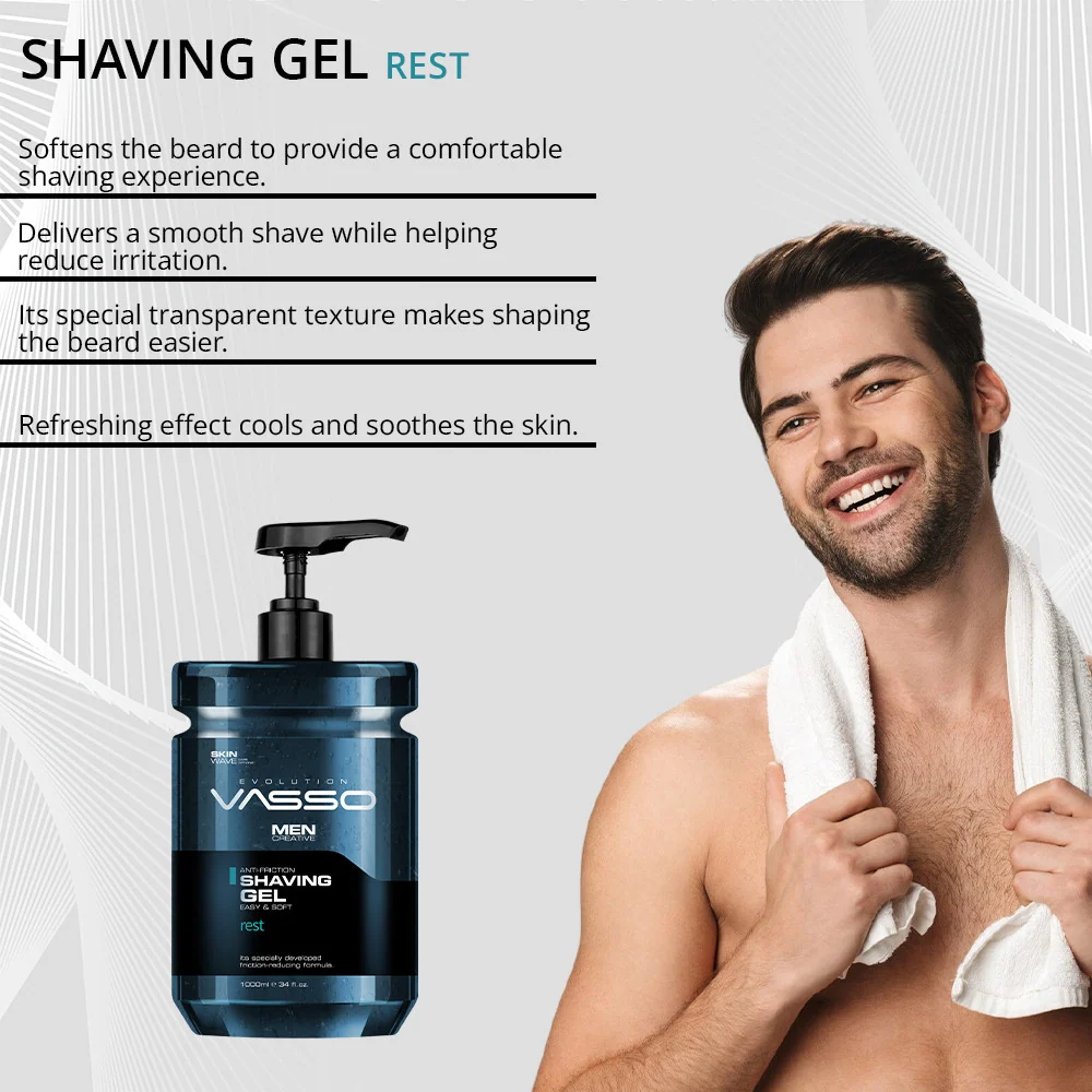 Rest Shaving Gel — جل حلاقة شفاف