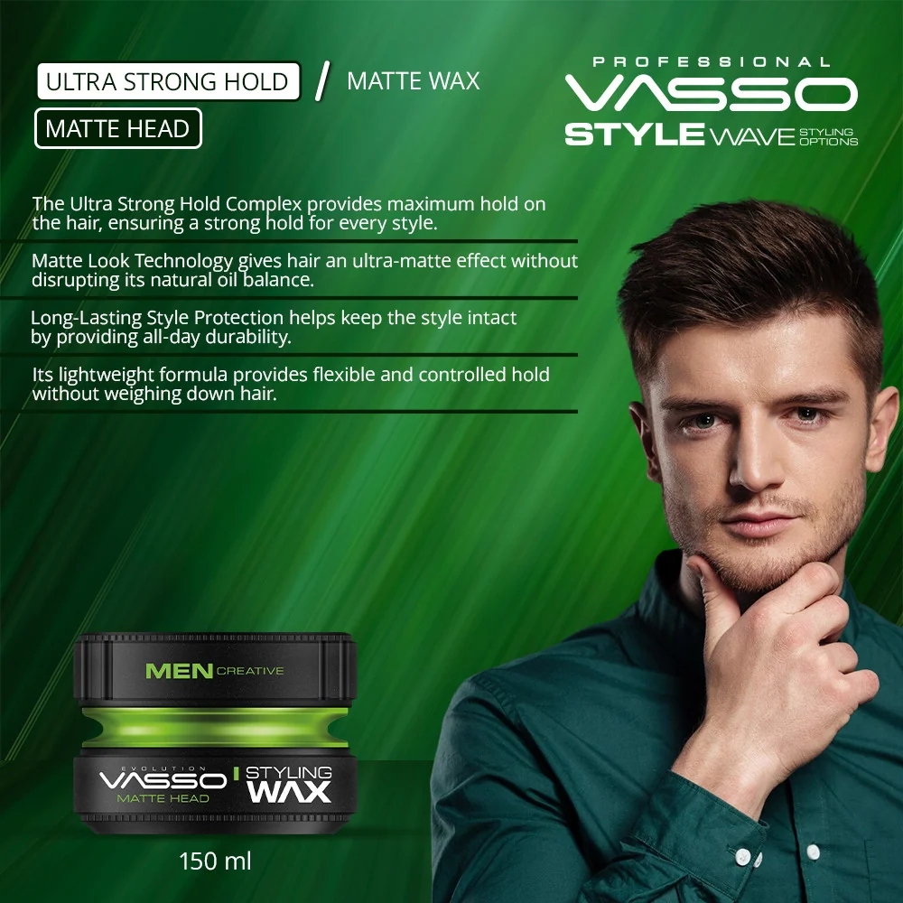 Matte Head Styling Wax — واكس تصفيف مطفي