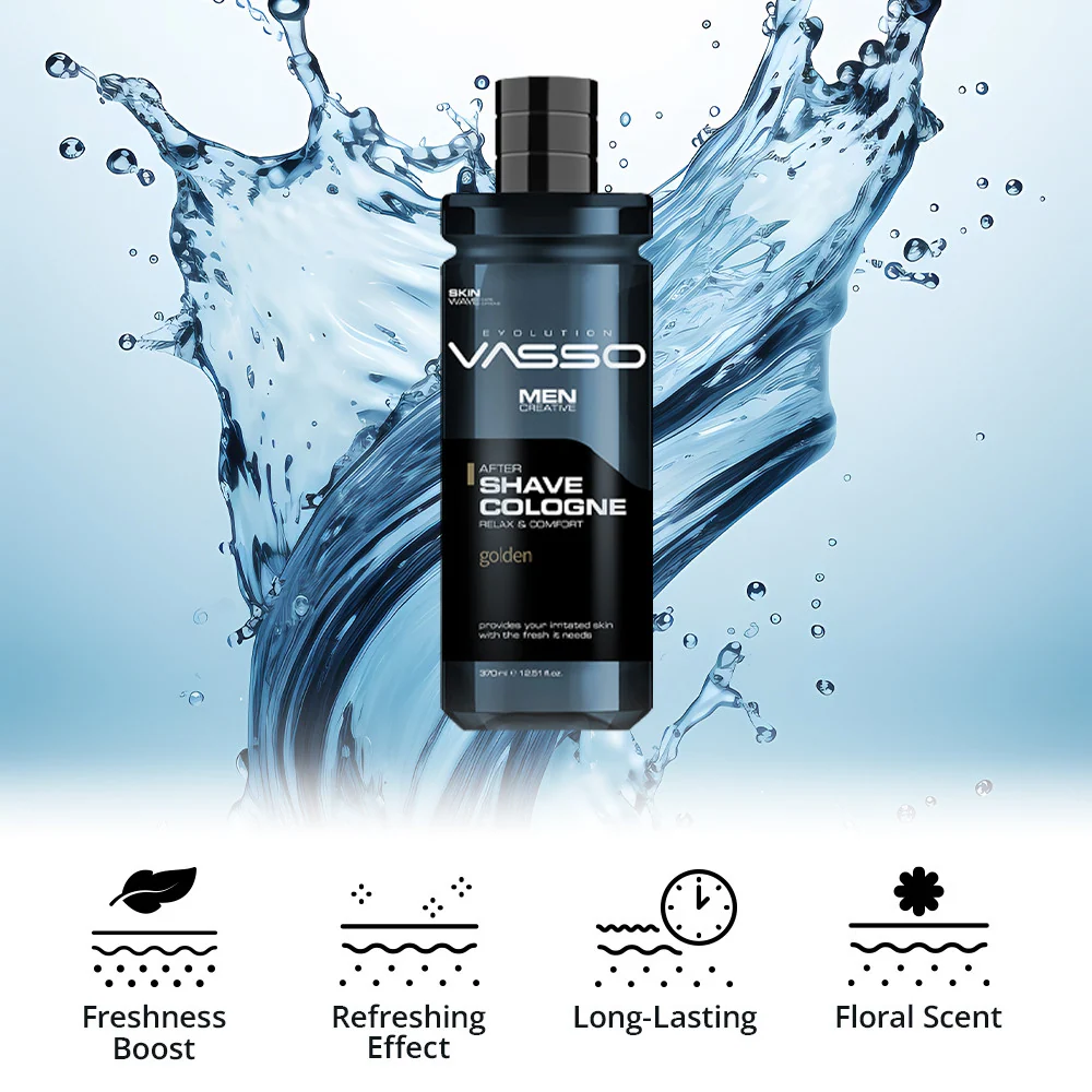 Golden After Shave Cologne — سبلاش كولونيا منعش للبشرة بعد الحلاقة